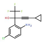 Benzenemethanol, 2-amino-5-chloro-.alpha.-(2-cyclopropylethynyl)-.alpha.-(trifluoromethyl)-