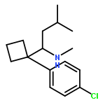 1-[1-(4-chlorophenyl)cyclobutyl]-N,3-dimethylbutan-1-amine