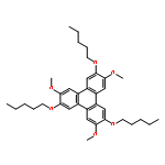 Triphenylene, 2,6,10-trimethoxy-3,7,11-tris(pentyloxy)-