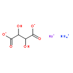 Butanedioic acid,2,3-dihydroxy- (2R,3R)-, ammonium sodium salt (1:1:1)