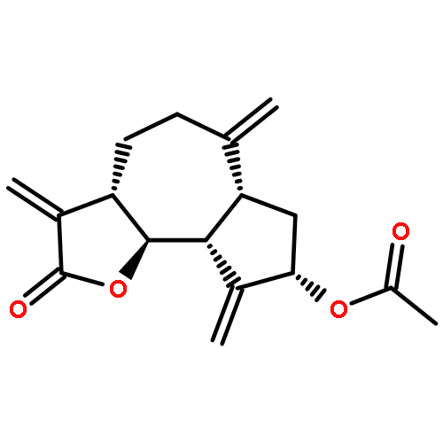 Azuleno[4,5-b]furan-2(3H)-one,8-(acetyloxy)decahydro-3,6,9-tris(methylene)-, (3aS,6aR,8S,9aR,9bS)-