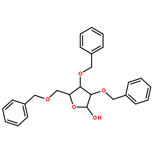 (2R,4S,5R)-3,4-dibenzyloxy-5-(benzyloxymethyl)tetrahydrofuran-2-ol