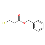 Propanoic acid, 3-mercapto-, phenylmethyl ester