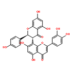 [3,8'-Bi-4H-1-benzopyran]-4,4'-dione,2'-(3,4-dihydroxyphenyl)-2,3-dihydro-5,5',7,7'-tetrahydroxy-2-(4-hydroxyphenyl)-,(2R,3S)-