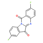 Indolo[2,1-b]quinazoline-6,12-dione, 2,8-difluoro-