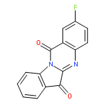 INDOLO[2,1-B]QUINAZOLINE-6,12-DIONE, 2-FLUORO-