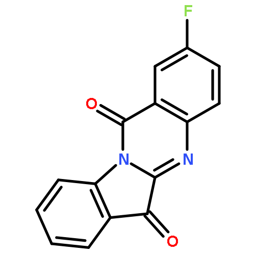 INDOLO[2,1-B]QUINAZOLINE-6,12-DIONE, 2-FLUORO-