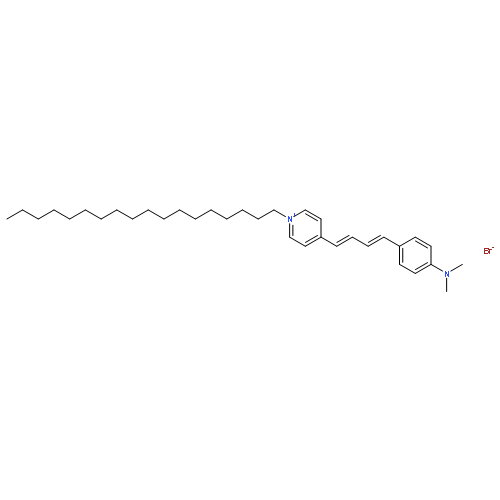 Pyridinium, 4-[4-[4-(dimethylamino)phenyl]-1,3-butadienyl]-1-octadecyl-,bromide