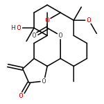 (3aS,5R,6R,9R,10S,14S,15R,15aR)-6-hydroxy-10-methoxy-6,10,14-trimethyl-3-methylidene-2-oxohexadecahydro-5,9-epoxycyclotetradeca[b]furan-15-yl acetate