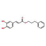 2-Propenoic acid, 3-(3,4-dihydroxyphenyl)-, 3-phenylpropyl ester