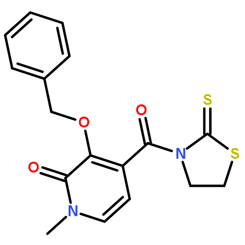 2-Thiazolidinethione,3-[[1,2-dihydro-1-methyl-2-oxo-3-(phenylmethoxy)-4-pyridinyl]carbonyl]-