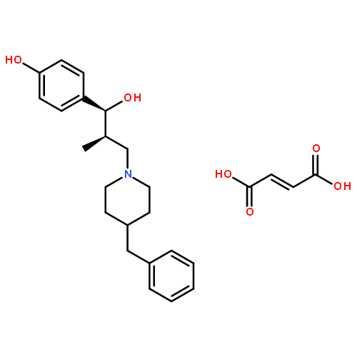 1-Piperidinepropanol, a-(4-hydroxyphenyl)-b-methyl-4-(phenylmethyl)-, (aR,bS)-