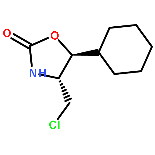 2-Oxazolidinone, 4-(chloromethyl)-5-cyclohexyl-, (4R,5S)-rel-