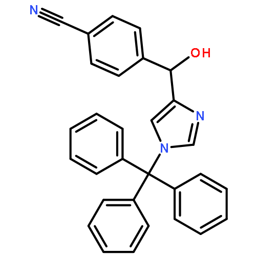 Benzonitrile, 4-[hydroxy[1-(triphenylmethyl)-1H-imidazol-4-yl]methyl]-