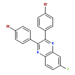 Quinoxaline, 2,3-bis(4-bromophenyl)-6-fluoro-