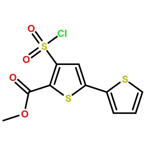 [2,2'-Bithiophene]-5-carboxylic acid, 4-(chlorosulfonyl)-, methyl ester