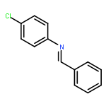 BENZENAMINE, 4-CHLORO-N-(PHENYLMETHYLENE)-, (E)-