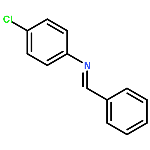 BENZENAMINE, 4-CHLORO-N-(PHENYLMETHYLENE)-, (E)-