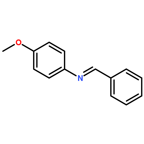 Benzenamine, 4-methoxy-N-(phenylmethylene)-, (E)-