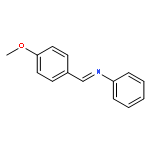 Benzenamine, N-[(4-methoxyphenyl)methylene]-, (E)-