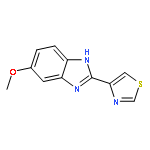 5 methoxy-2-(4-thiazolyl)benzimidazole