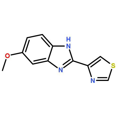 5 methoxy-2-(4-thiazolyl)benzimidazole