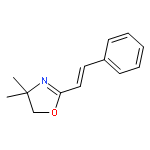 Oxazole,4,5-dihydro-4,4-dimethyl-2-(2-phenylethenyl)-