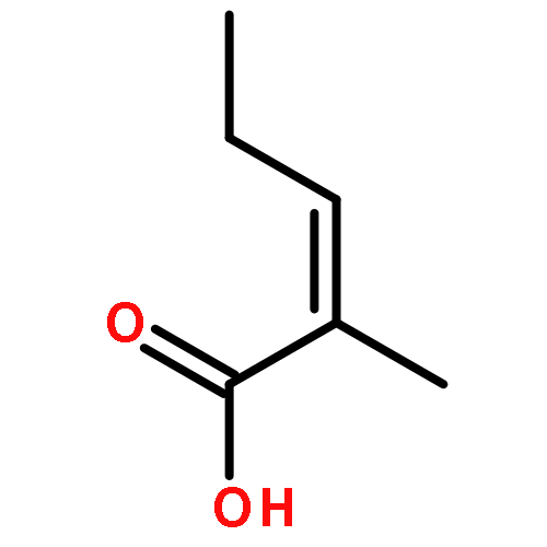 2-Pentenoic acid,2-methyl-, (2Z)-