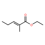 2-Pentenoic acid,2-methyl-, ethyl ester, (2E)-