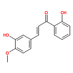 2-Propen-1-one,3-(3-hydroxy-4-methoxyphenyl)-1-(2-hydroxyphenyl)-