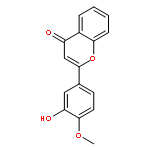 4H-1-Benzopyran-4-one, 2-(3-hydroxy-4-methoxyphenyl)-