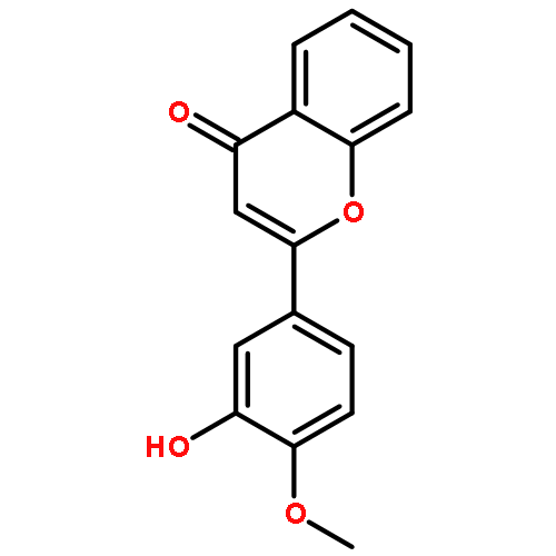 4H-1-Benzopyran-4-one, 2-(3-hydroxy-4-methoxyphenyl)-