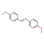 Benzenamine, 4-methoxy-N-[(4-methoxyphenyl)methylene]-, (E)-
