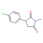 2,5-Pyrrolidinedione,3-(4-chlorophenyl)-1-methyl-