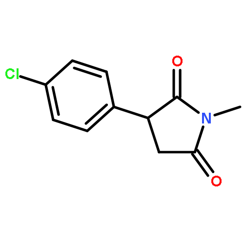 2,5-Pyrrolidinedione,3-(4-chlorophenyl)-1-methyl-