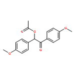 ETHANONE, 2-(ACETYLOXY)-1,2-BIS(4-METHOXYPHENYL)-