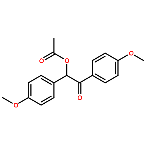 ETHANONE, 2-(ACETYLOXY)-1,2-BIS(4-METHOXYPHENYL)-