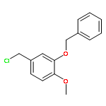 Benzene,4-(chloromethyl)-1-methoxy-2-(phenylmethoxy)-