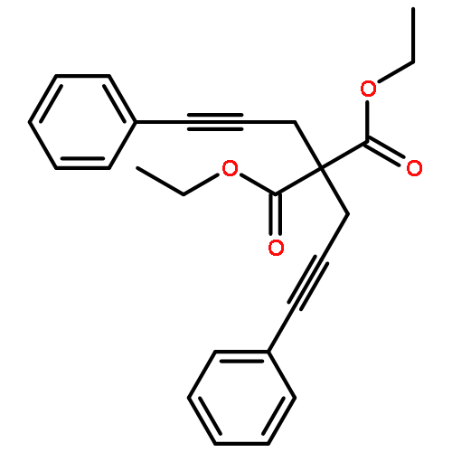 Propanedioic acid, bis(3-phenyl-2-propynyl)-, diethyl ester