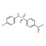 Benzenesulfonamide, N-(4-chlorophenyl)-4-nitro-