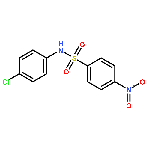 Benzenesulfonamide, N-(4-chlorophenyl)-4-nitro-