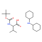 N-cyclohexylcyclohexanamine; 3-methyl-2-(tert-butoxycarbonylamino)butanoic acid