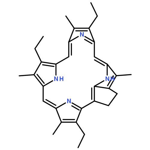 3,9,14-triethyl-4,8,13,18-tetramethyl-3,4-didehydrophorbine