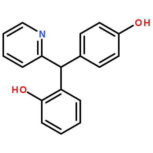 2-[(4-hydroxyphenyl)-pyridin-2-ylmethyl]phenol