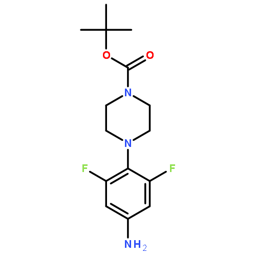 tert-butyl 4-(4-amino-2,6-difluoro-phenyl)piperazine-1-carboxylate