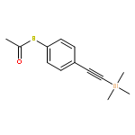 Ethanethioic acid, S-[4-[(trimethylsilyl)ethynyl]phenyl] ester