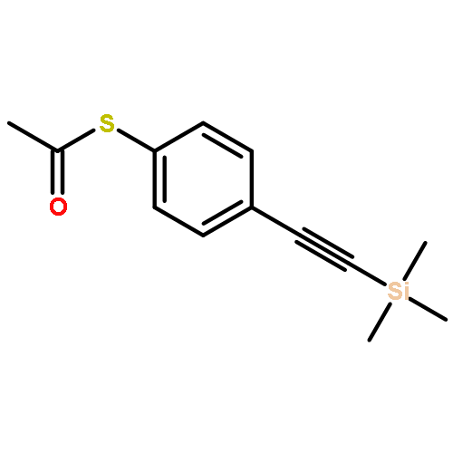 Ethanethioic acid, S-[4-[(trimethylsilyl)ethynyl]phenyl] ester