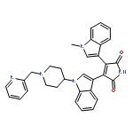 3-(1-Methyl-1H-indol-3-yl)-4-(1-(1-(pyridin-2-ylmethyl)piperidin-4-yl)-1H-indol-3-yl)-1H-pyrrole-2,5-dione