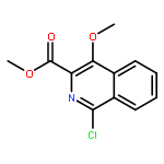 3-Isoquinolinecarboxylic acid, 1-chloro-4-methoxy-, methyl ester