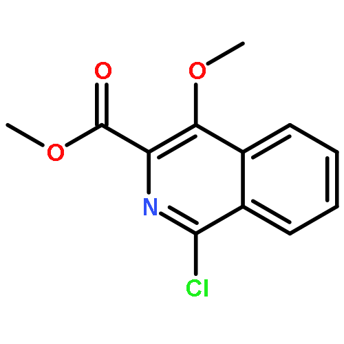 3-Isoquinolinecarboxylic acid, 1-chloro-4-methoxy-, methyl ester